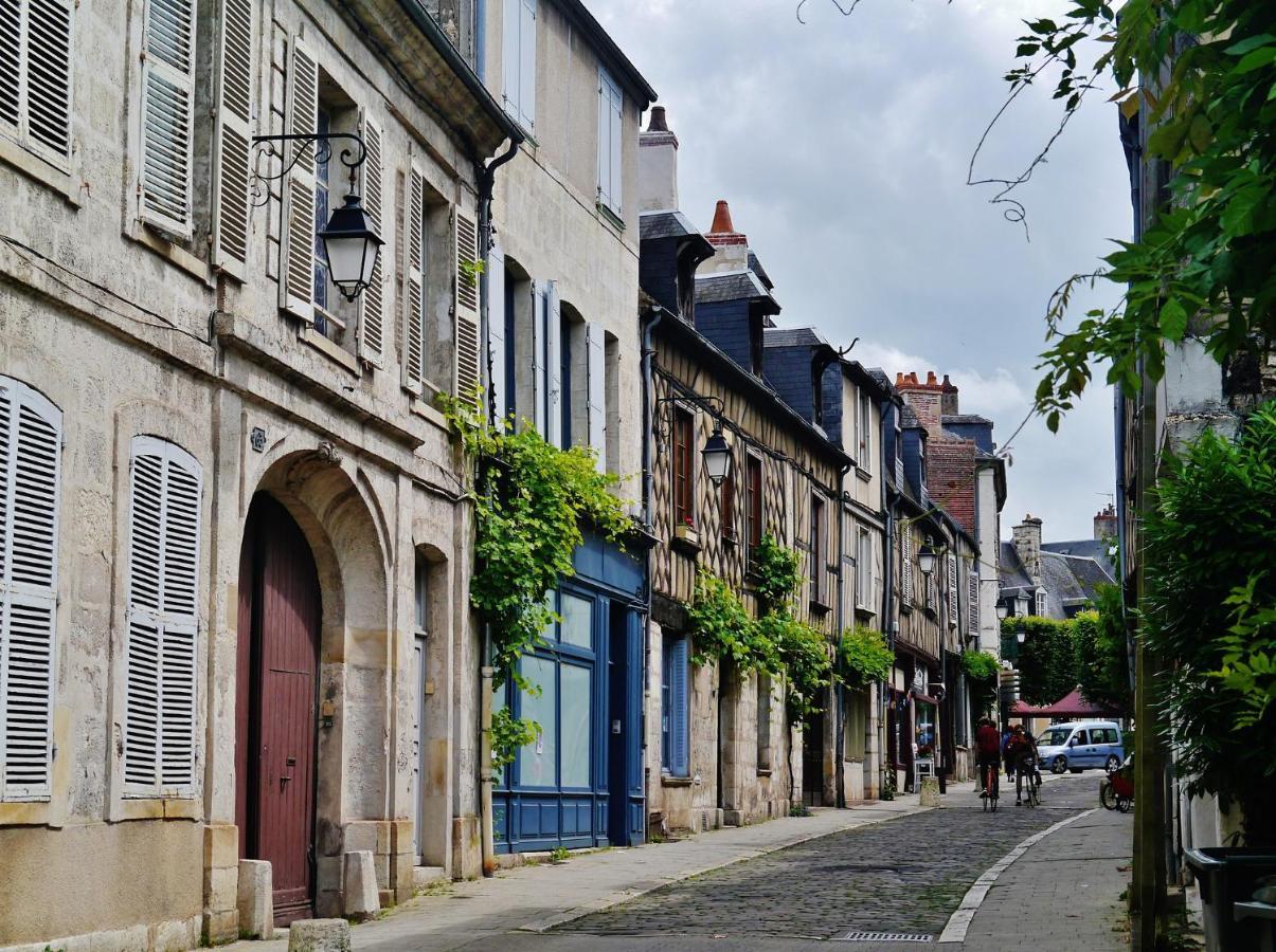 Les Volets Bleus - Deux Appartements Et Un Studio, Jardin Bourges Eksteriør bilde